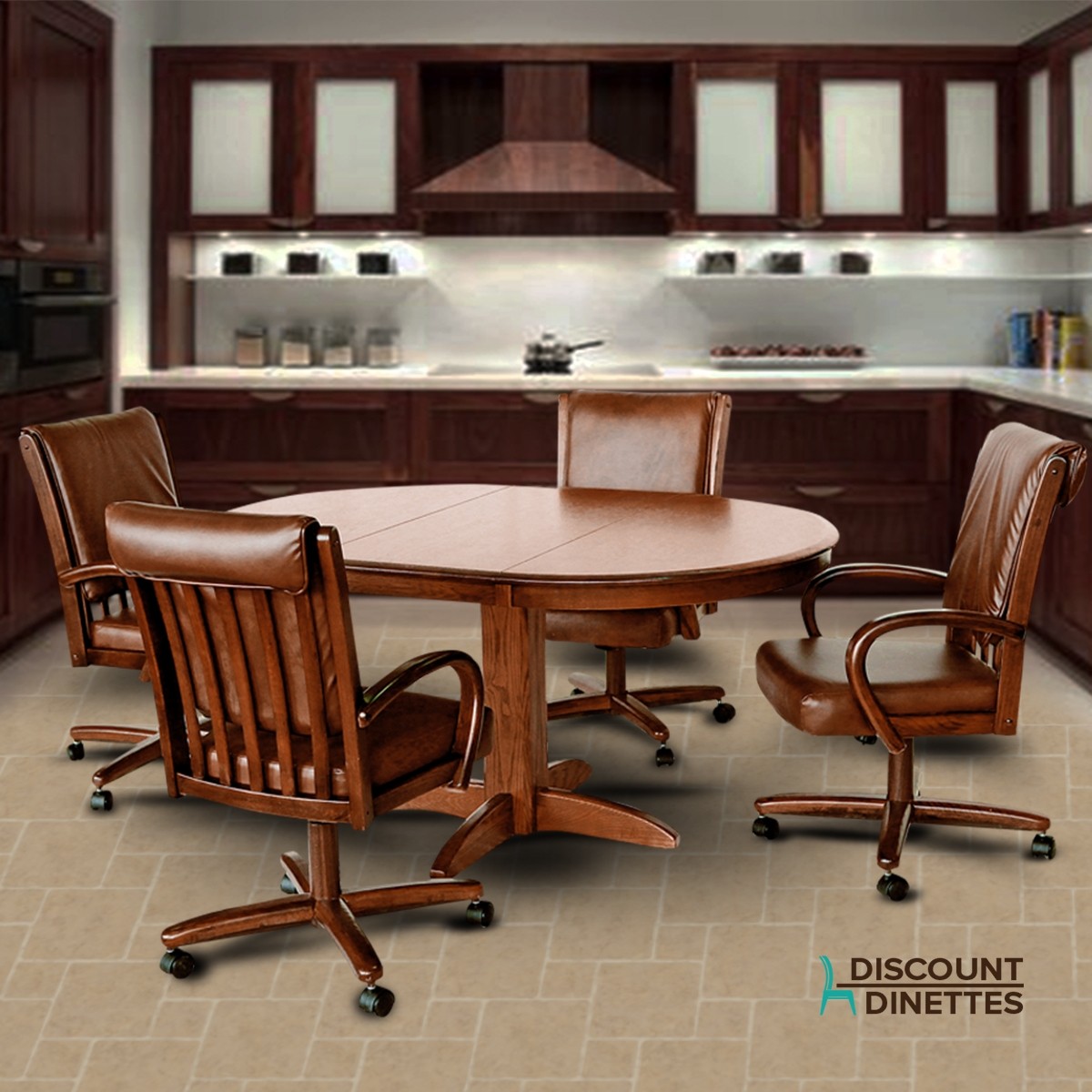 Chromcraft Furniture C177936 and T250607 Dining Set Discount