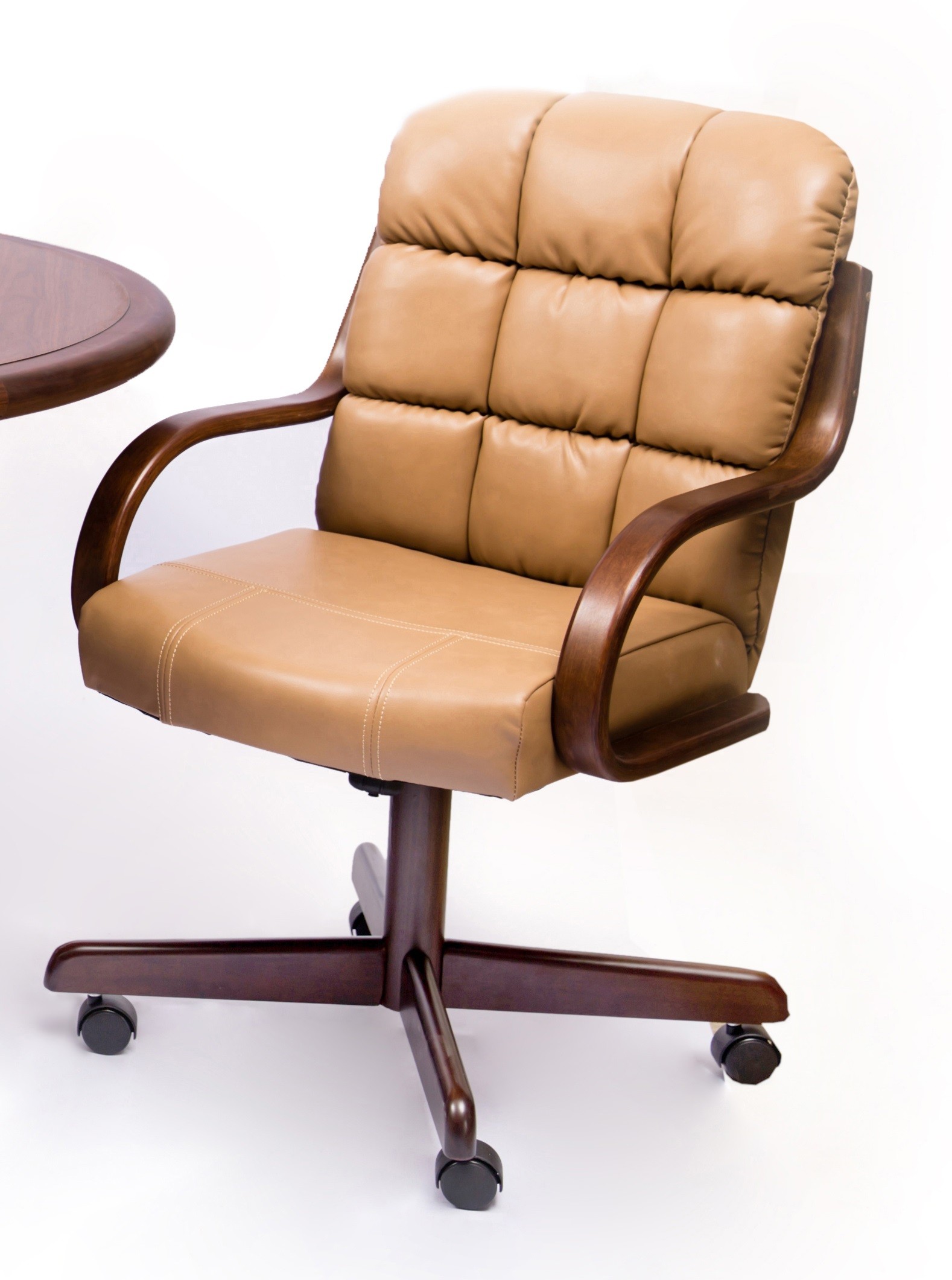 Simply Casual 41" Comfort Arm Chair : Nutmeg Light Oak ...