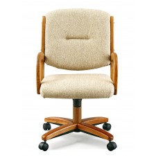 Chromcraft Furniture C176-946 Swivel Tilt Caster Arms Chair