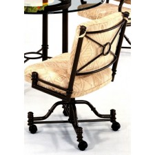 Tempo Like Bullseye Swivel Tilt Caster Burnet Side Chair by Callee
