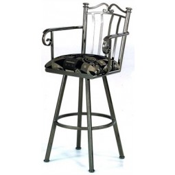 Tempo Like Somerset 26" Swivel Sunset Bar Stool with Arms by Callee