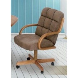 Douglas Casual Living Monroe Swivel Tilt Dinette Chair with Wheels Set of 2
